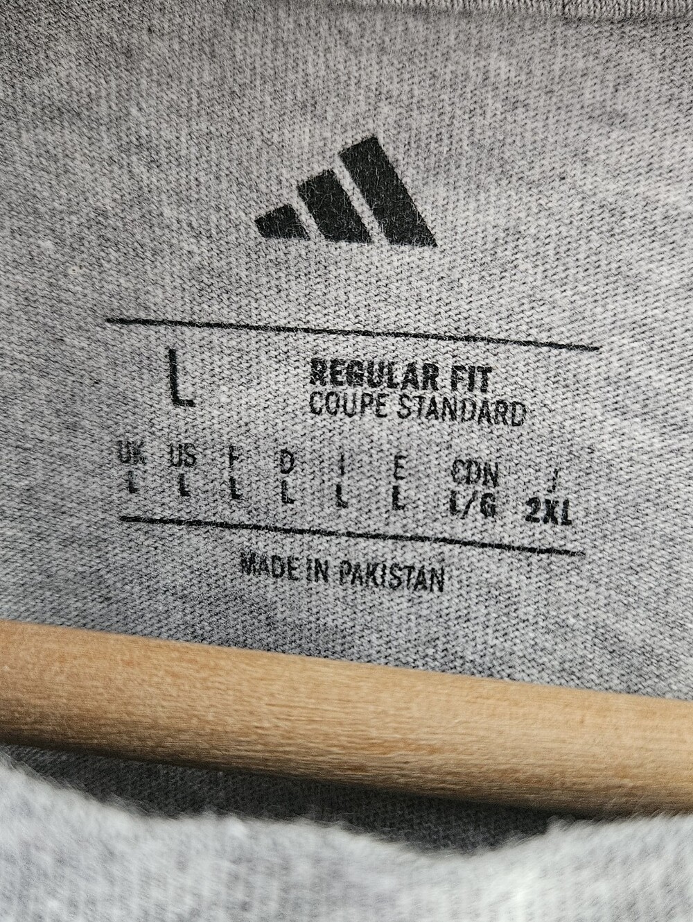 Adidas Gray Short Sleeve Sportswear Graphic Tee With Blue Mountain - Picture 9 of 11